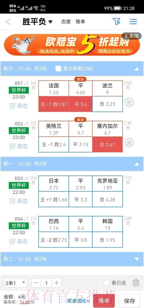 2026世界杯盘口平台预测与分析
